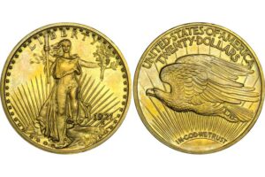 1921 Saint-Guadens Roman Proof Gold Double Eagle
